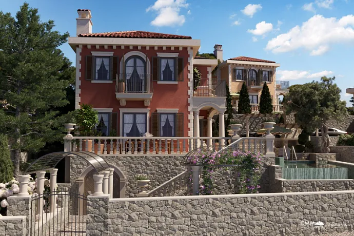 Luxury Seafront Villa Lustica